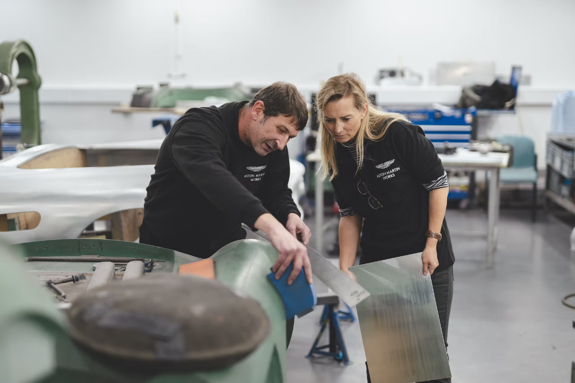 Lending a hand at Aston Martin Works