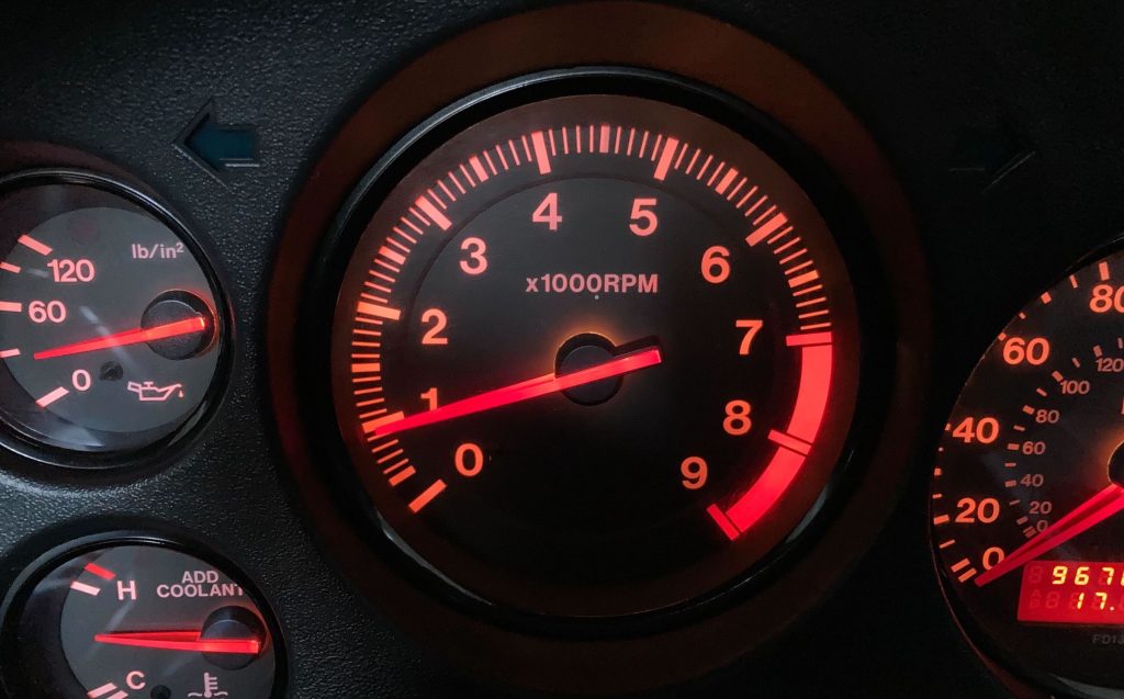 Mazda RX-7 rev counter tachometer