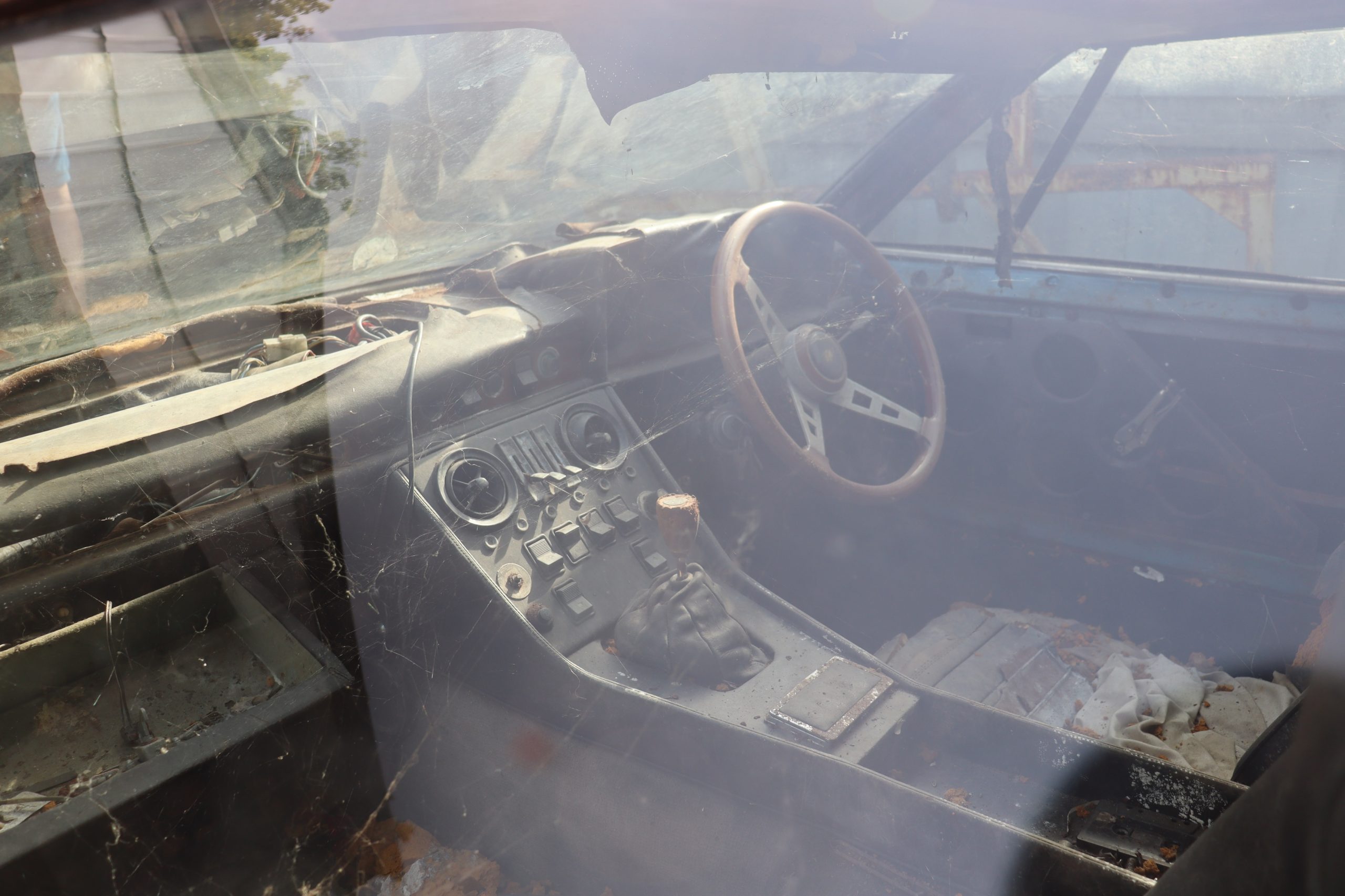 Lamborghini Espada through glass