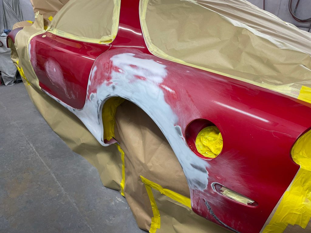 Mazda RX-7 paint restoration