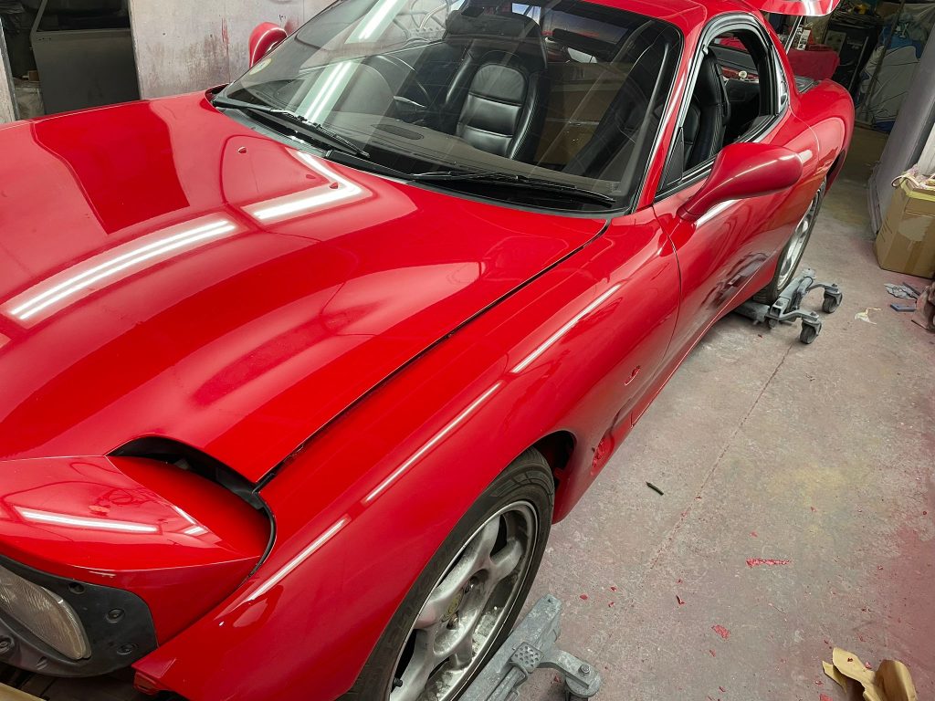 Mazda RX-7 paint restoration