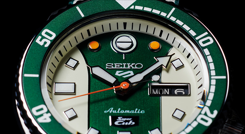 Seiko 5 Sports x Honda Super Cub Limited Edition £340