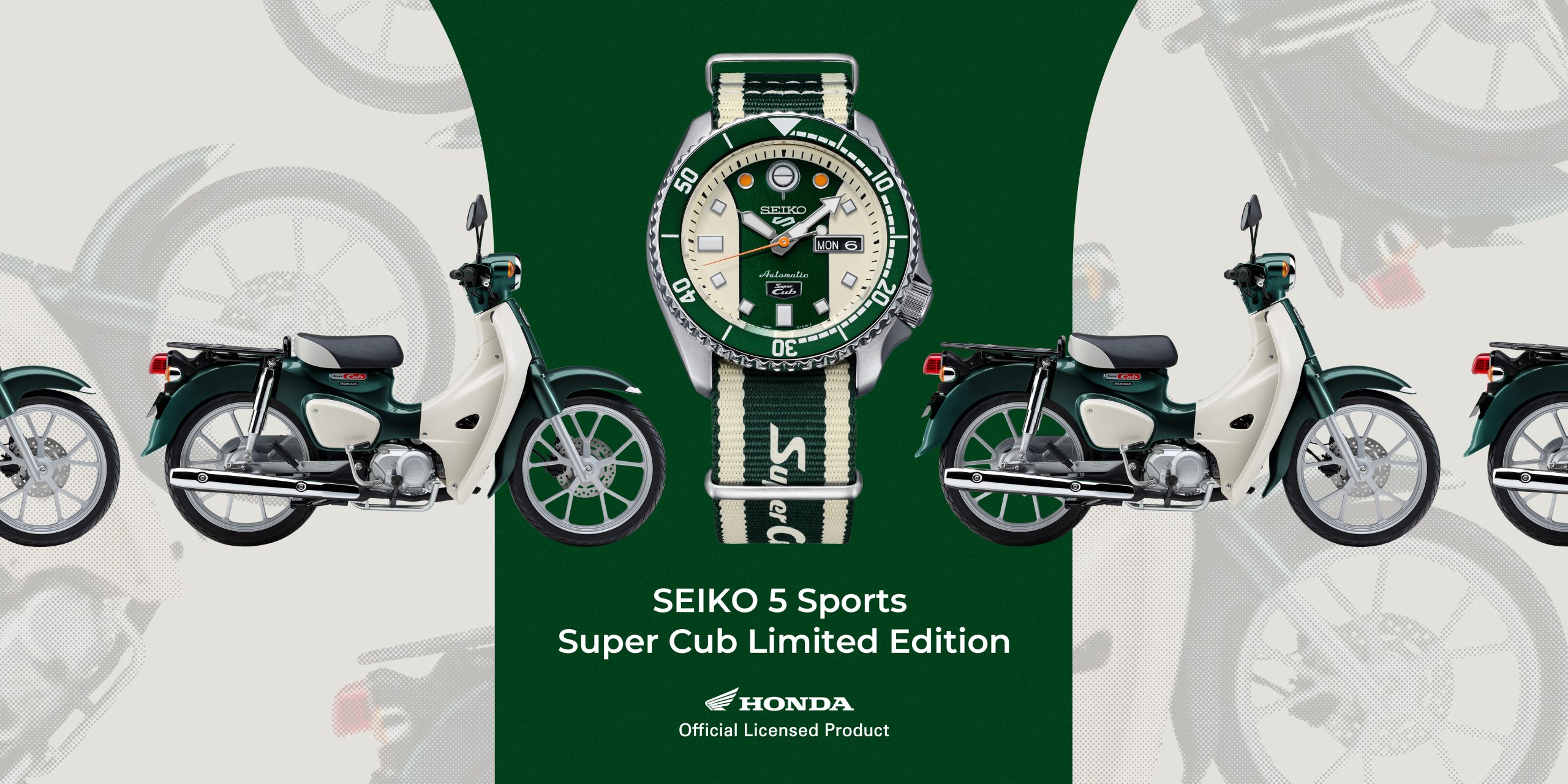 Seiko 5 Sports x Honda Super Cub Limited Edition