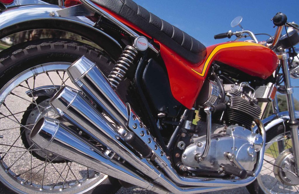 Triumph X-75 Hurricane exhaust