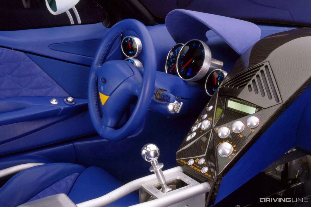 Ford GT90 interior