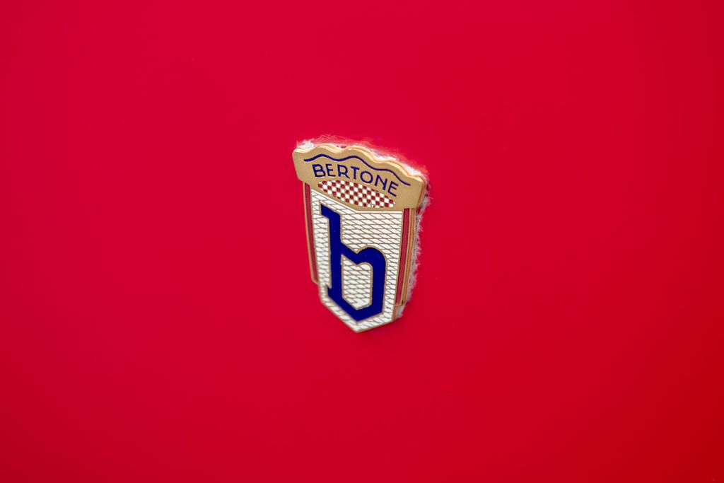 Bertone car badge