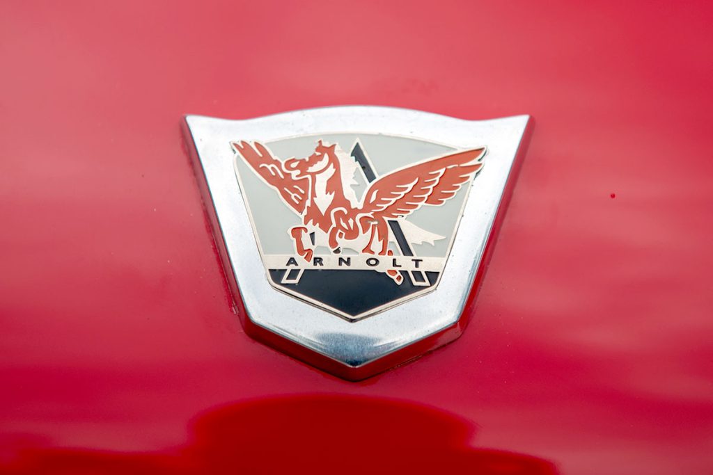 Arnolt car badge