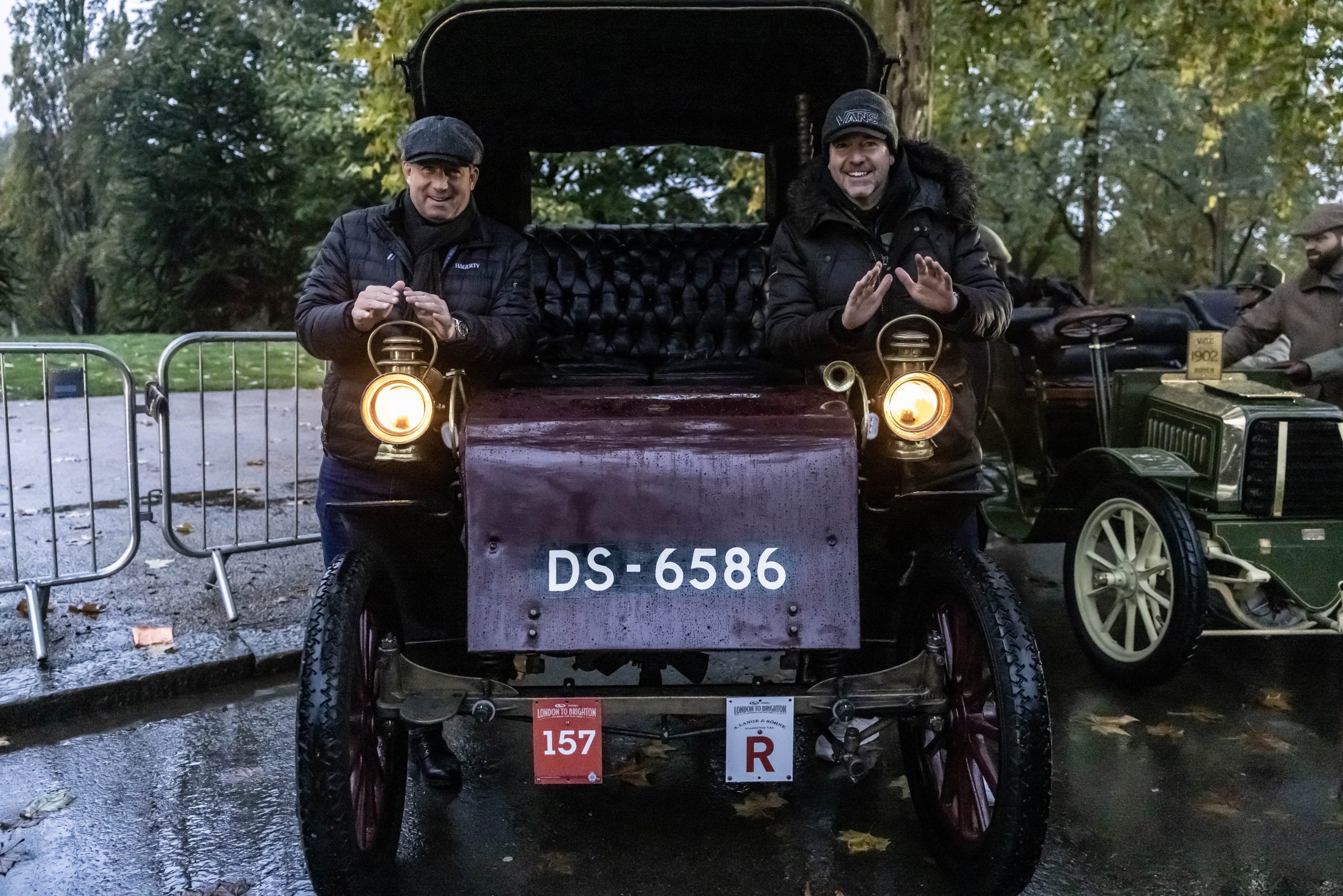 Paul Cowland and Mark Roper with the Hagerty 1903 Knox