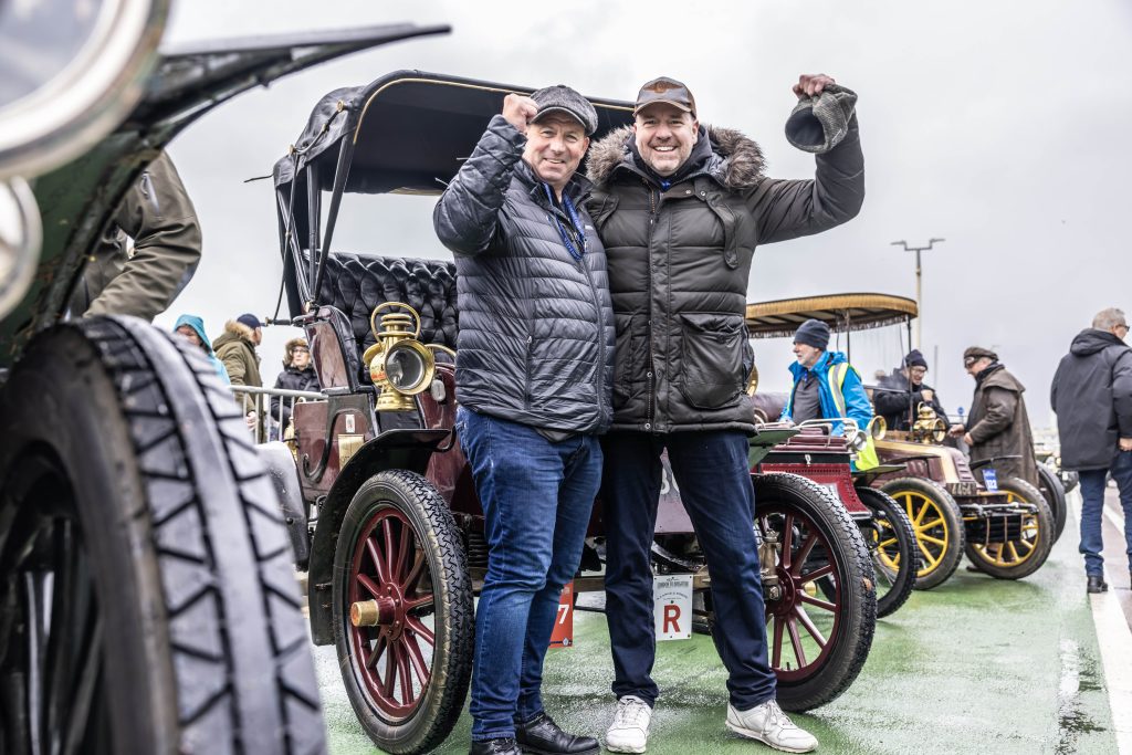 Mark Roper and Paul Cowland London to Brighton Veteran Car Run