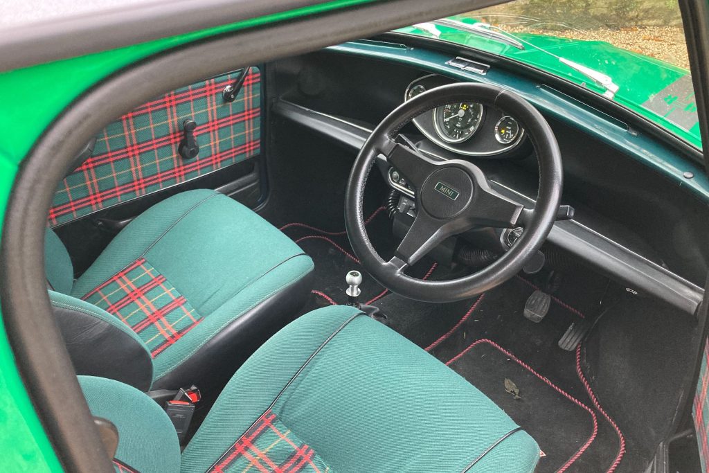 Electric Mini Recharged interior