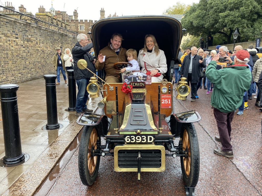 Edwin Jowsey at 2022 London to Brighton Concours