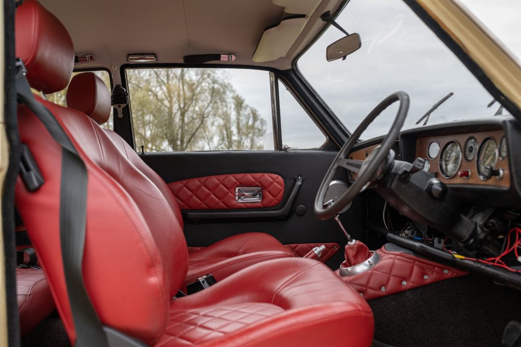 Triumph with Rover BRM interior