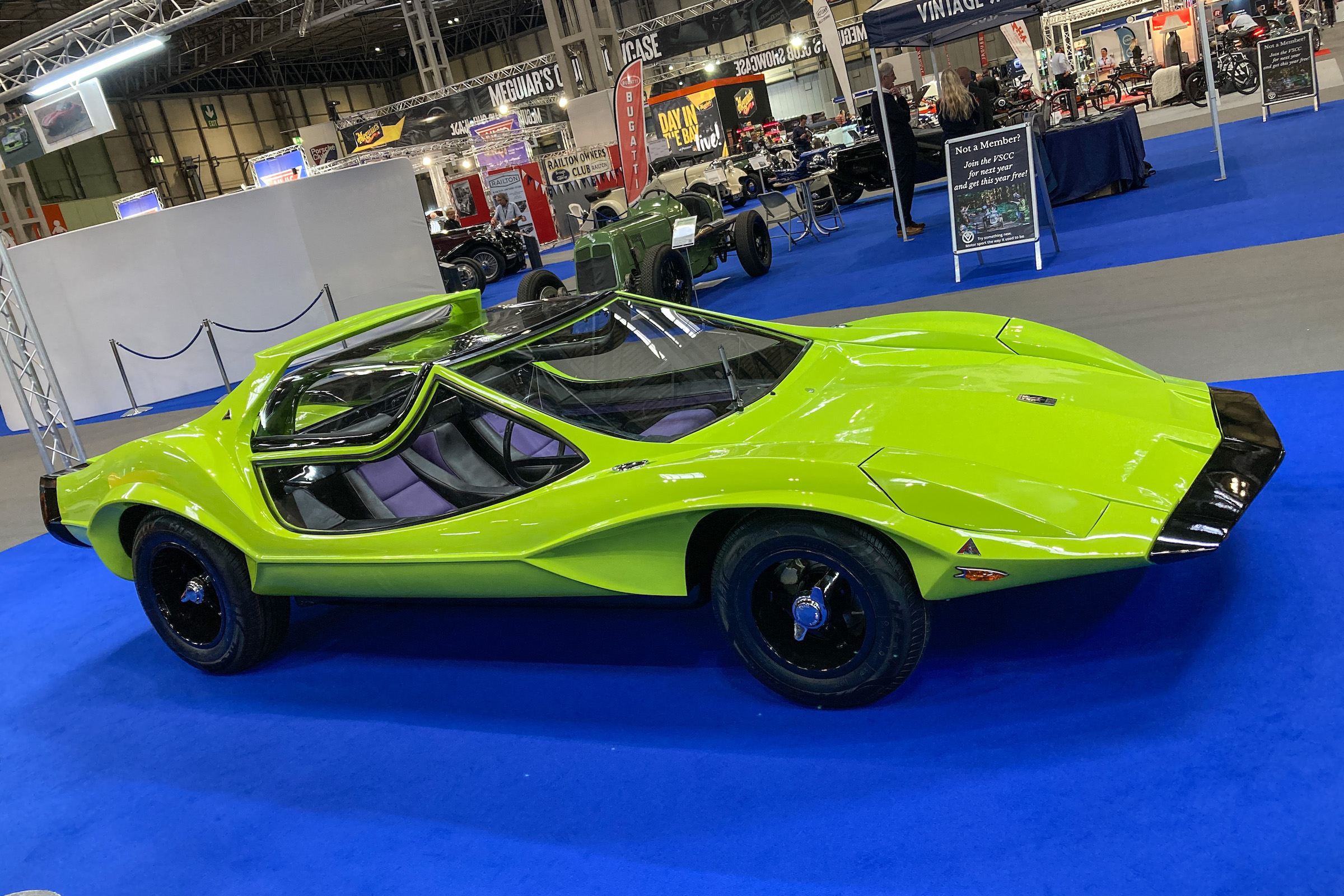 Acid green acid trip: The Adams Probe 2001 took kit car style to the extreme