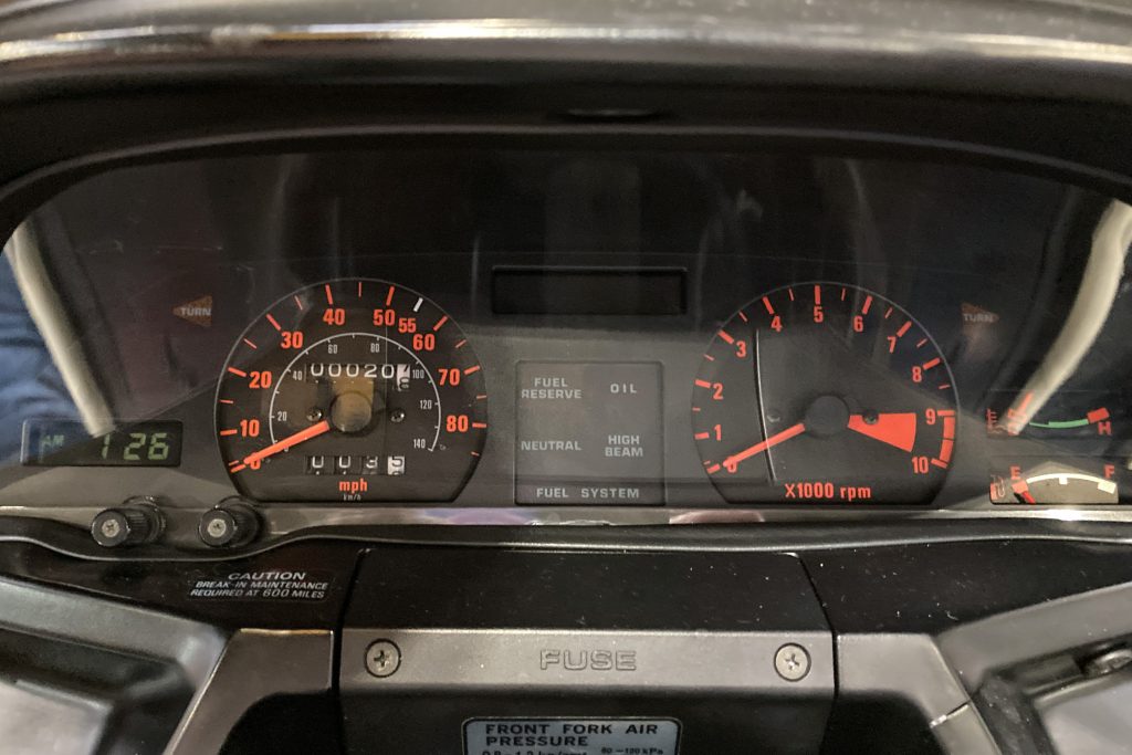 Honda CX500 Turbo dials