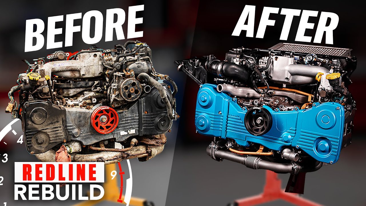 Scrapyard Subaru WRX Engine Restoration | Redline Rebuild Time-Lapse