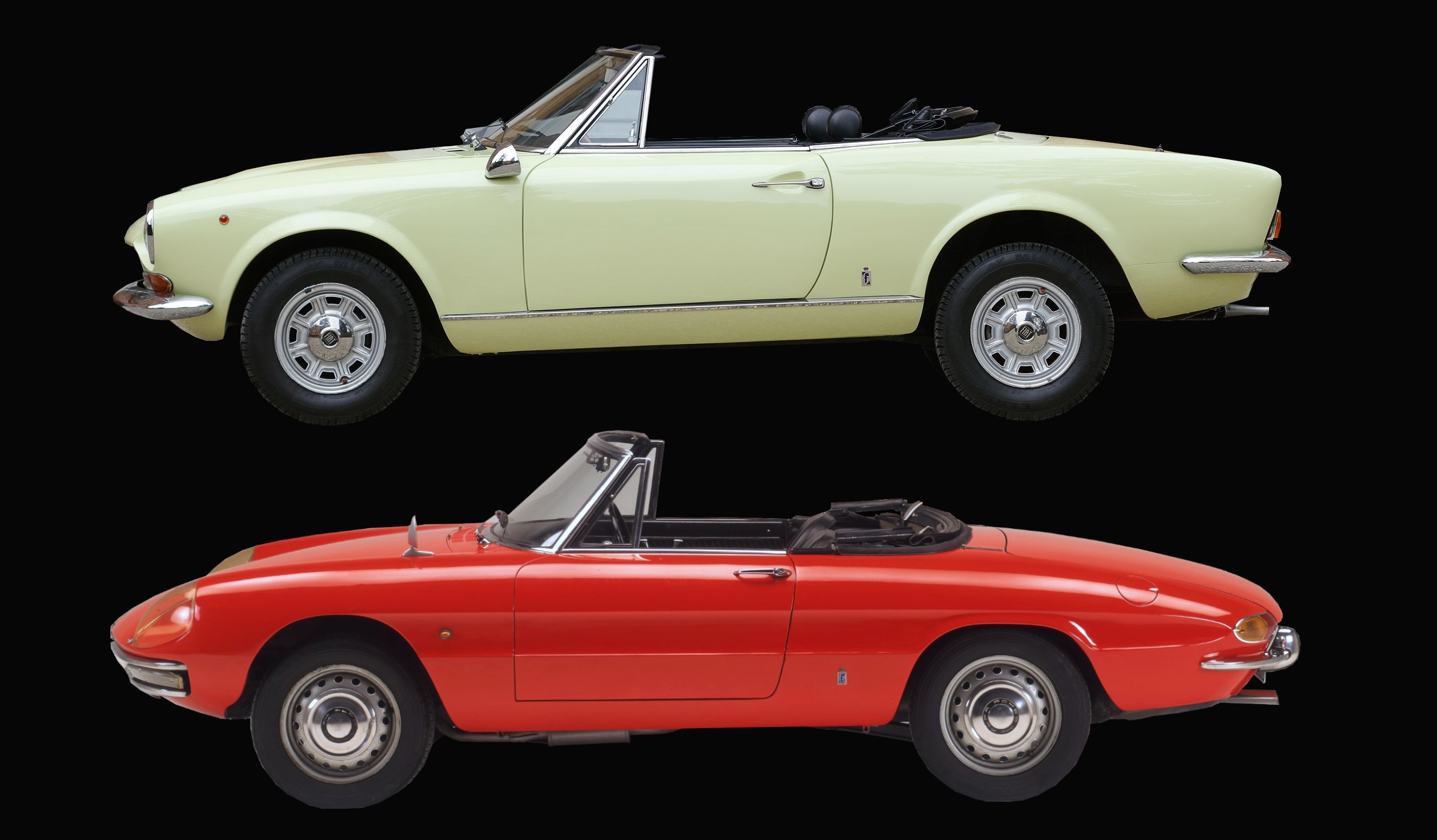 Icon vs Underdog: Alfa Romeo Spider vs Fiat 124 Sport Spider