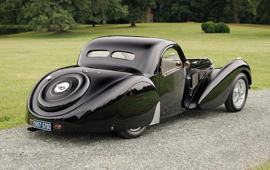 10 most expensive cars sold in 2022_1937 Bugatti Type 57SC Atalante