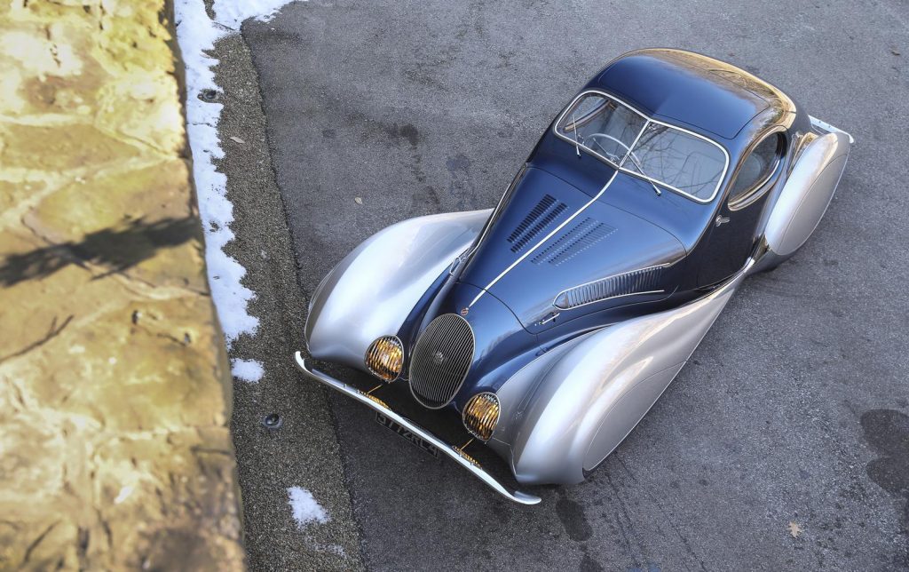10 most expensive cars sold 2022_1937 Talbot-Lago Teardrop Coupe