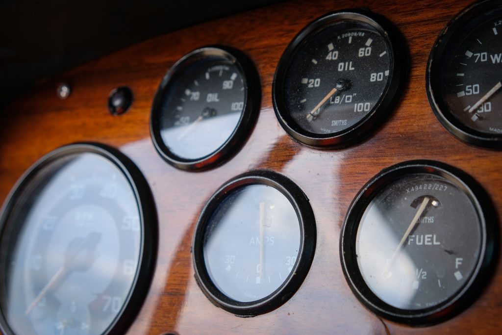 Bristol 404 Coupe dials