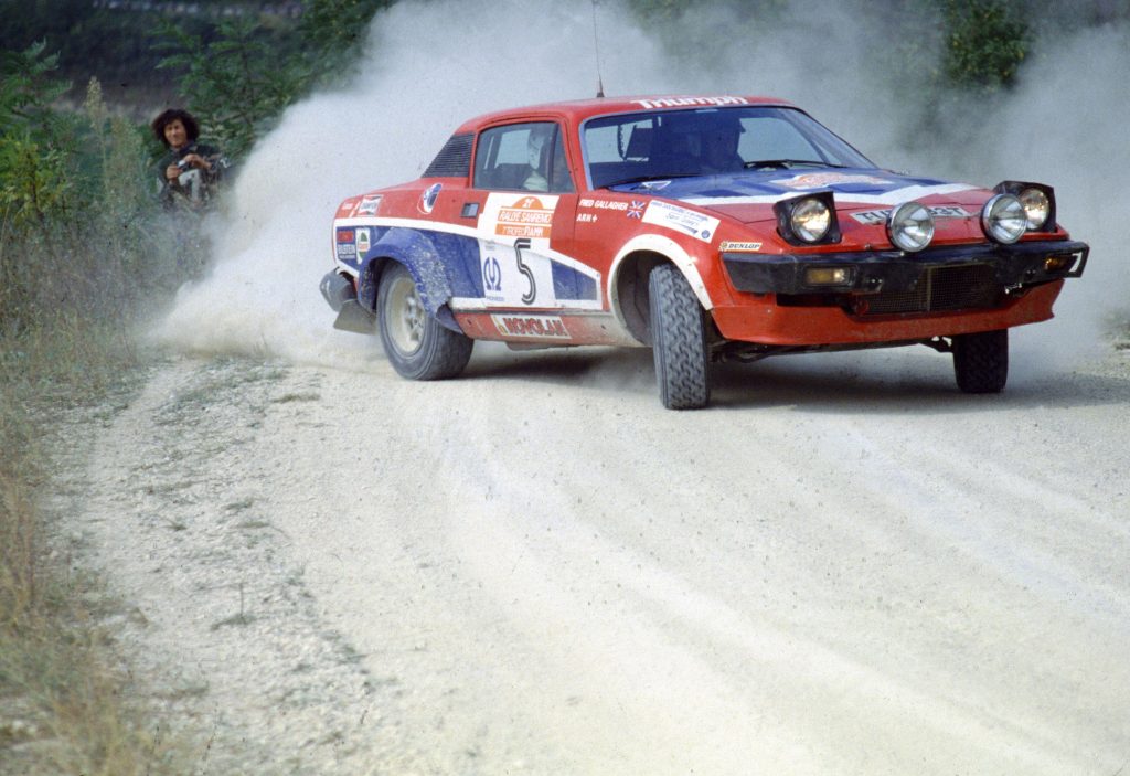 Tony Pond (GBR) Fred Gallagher (GBR) Triumph TR7 V8 Gr4