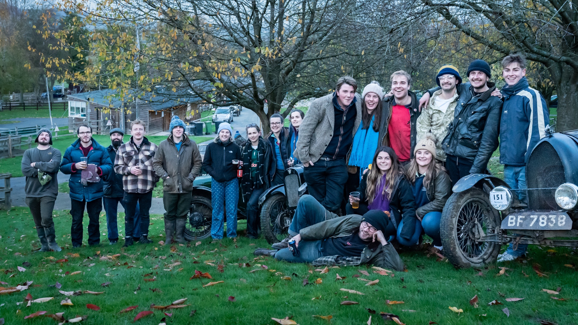 New kids on the block: Vintage cars, young drivers and a whole lotta mud