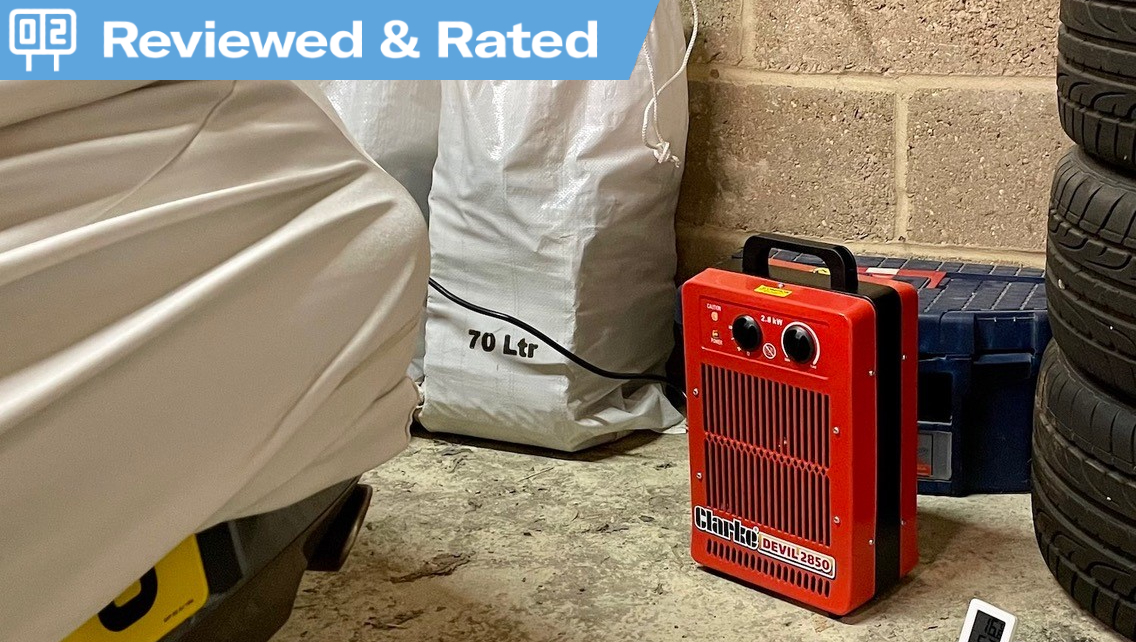 Turbo outlet garage heater