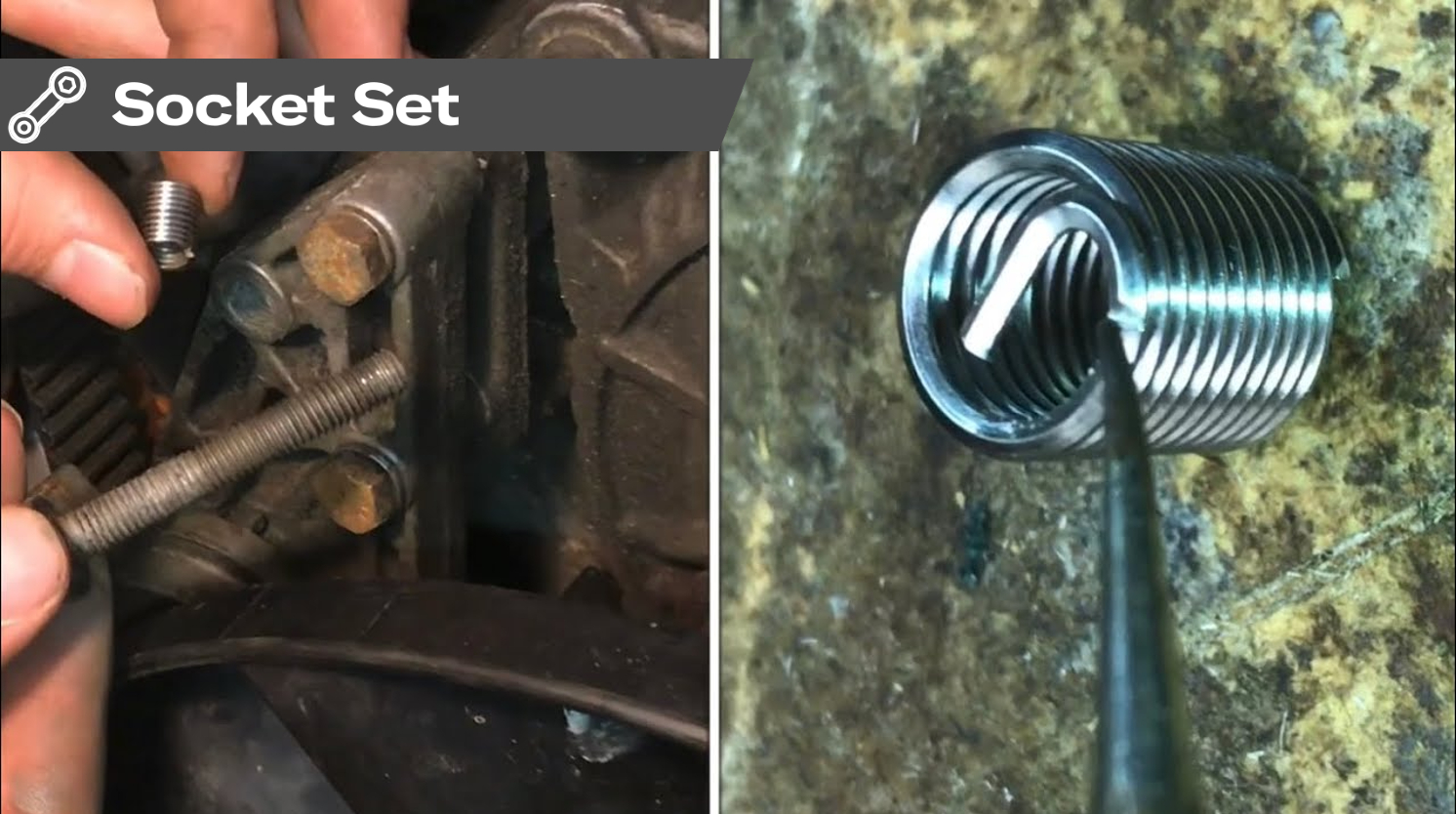 How to repair a stripped thread using a HeliCoil