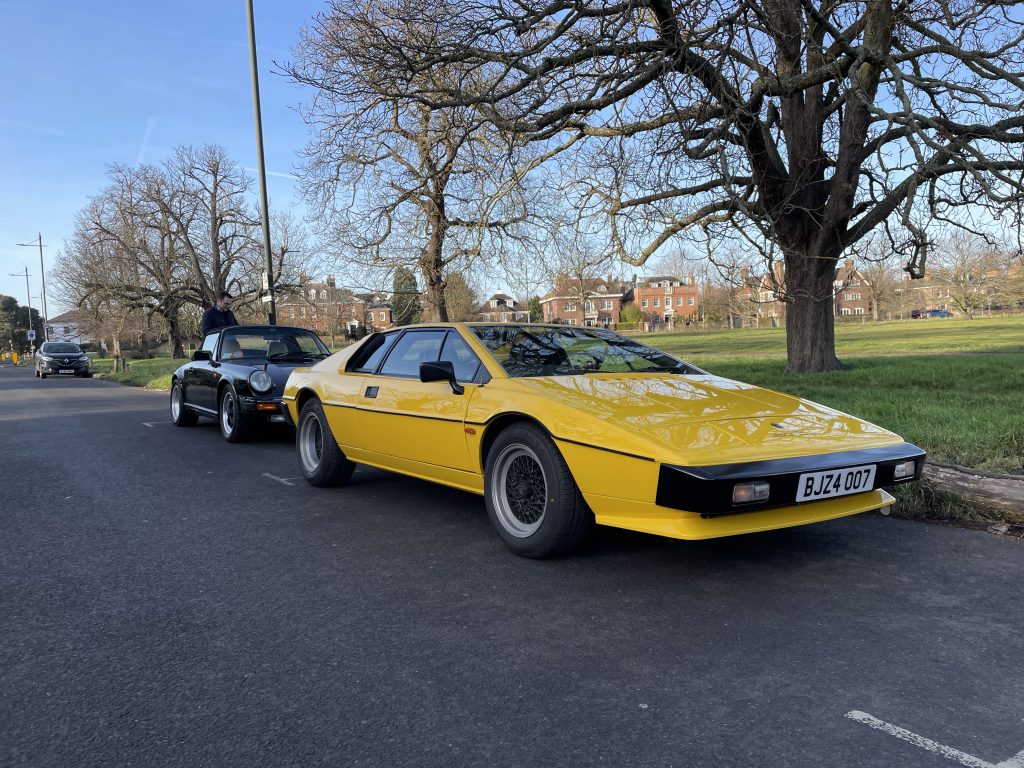 Lotus Esprit our classics wimbeldon