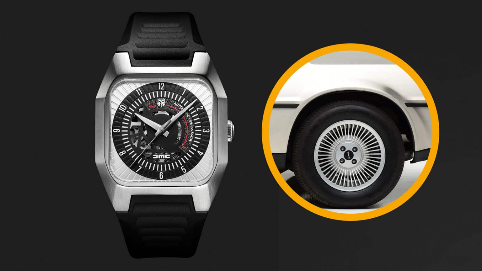 Company builds a watch… out of a DeLorean DMC-12