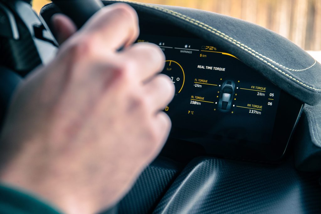 Rimac Nevera interior