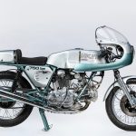 Classic motorcycles are flying out of the UK at full throttle_ 1974 Ducati 750SS Green Frame