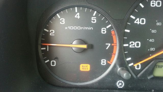 Tachometer service light