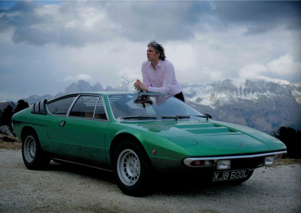 Edd China with Lamborghini Urraco