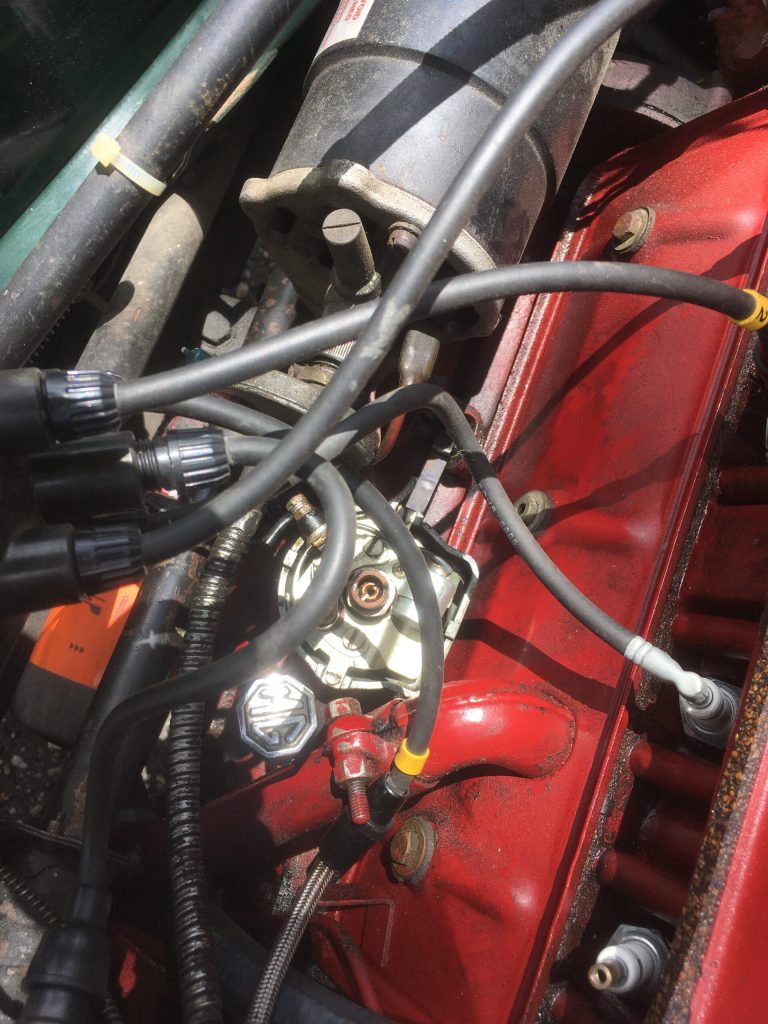 Norman Garrett MG TD engine