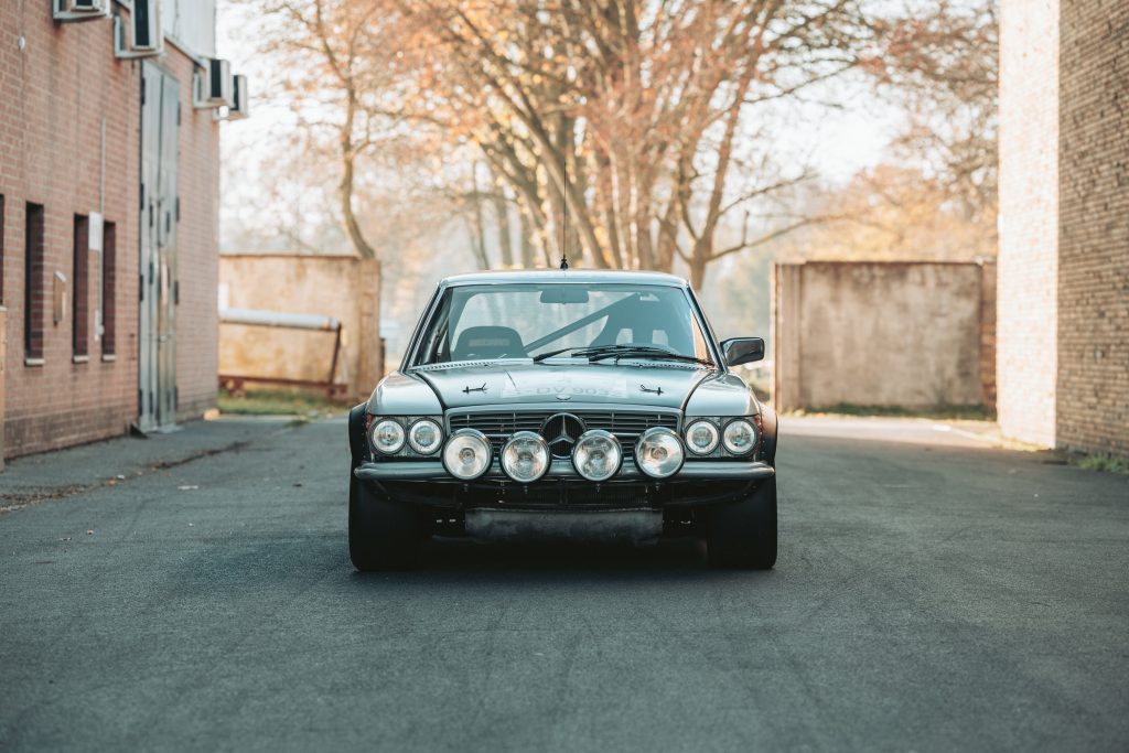 Mercedes 450 SLC rally car auction