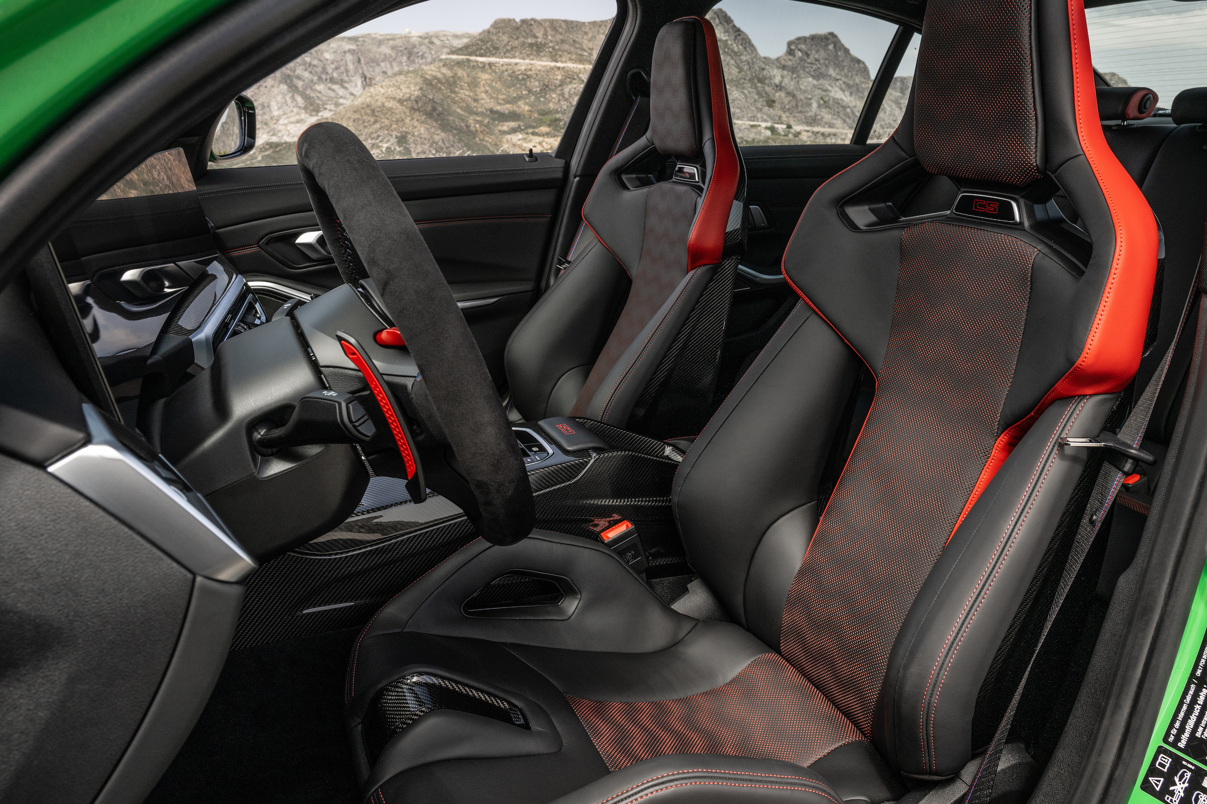 BMW M3 CS seats