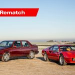 Lancia Thema Ferrari 308 Retro Rematch lead