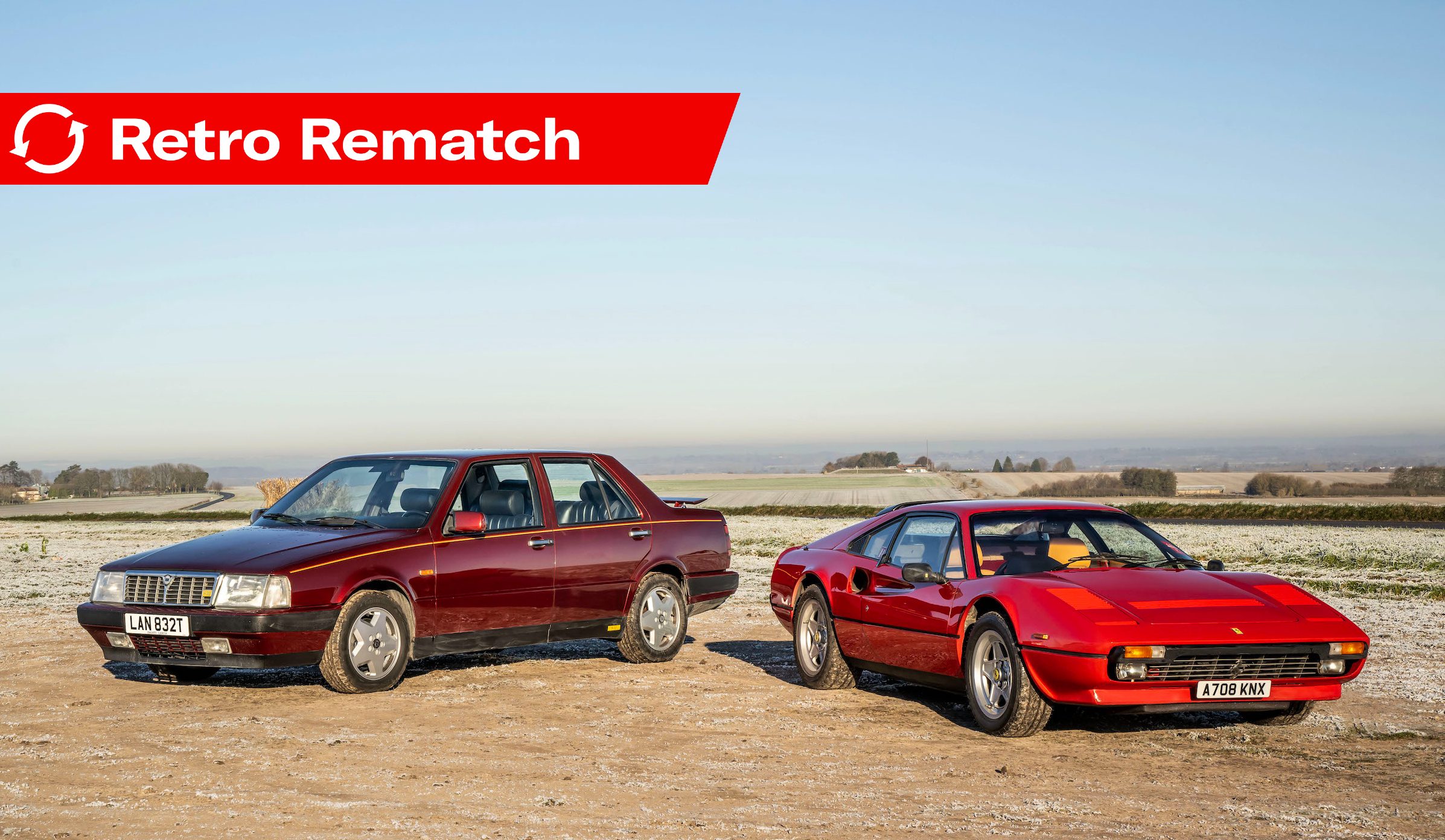 Retro Rematch: Lancia Thema 8.32 vs Ferrari 308