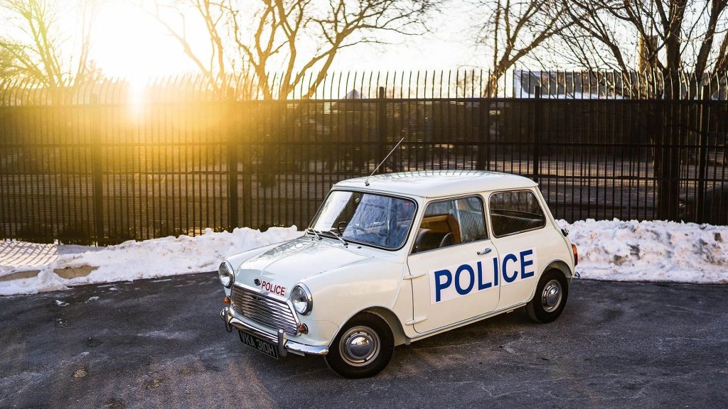 1970 Mini Cooper S police car
