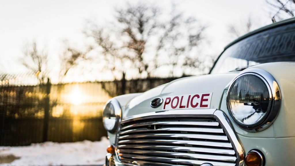 1970 Mini Cooper S police car