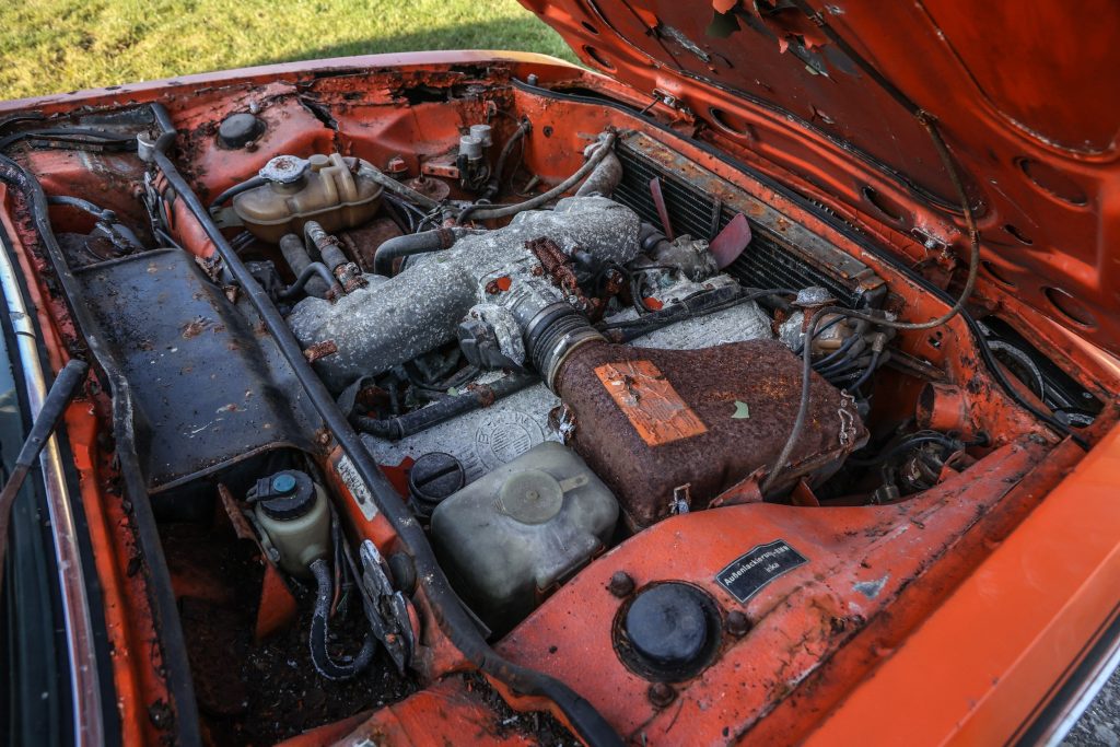 1973 BMW CSL engine