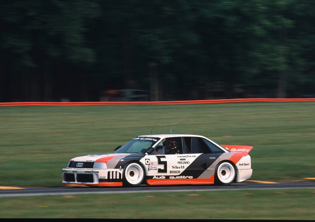 Audi 90 GTO on track