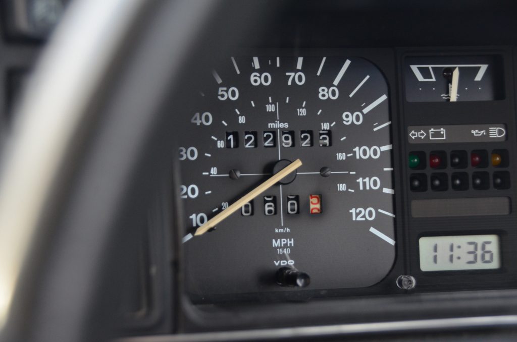 Volkswagen Golf Mk1 speedometer