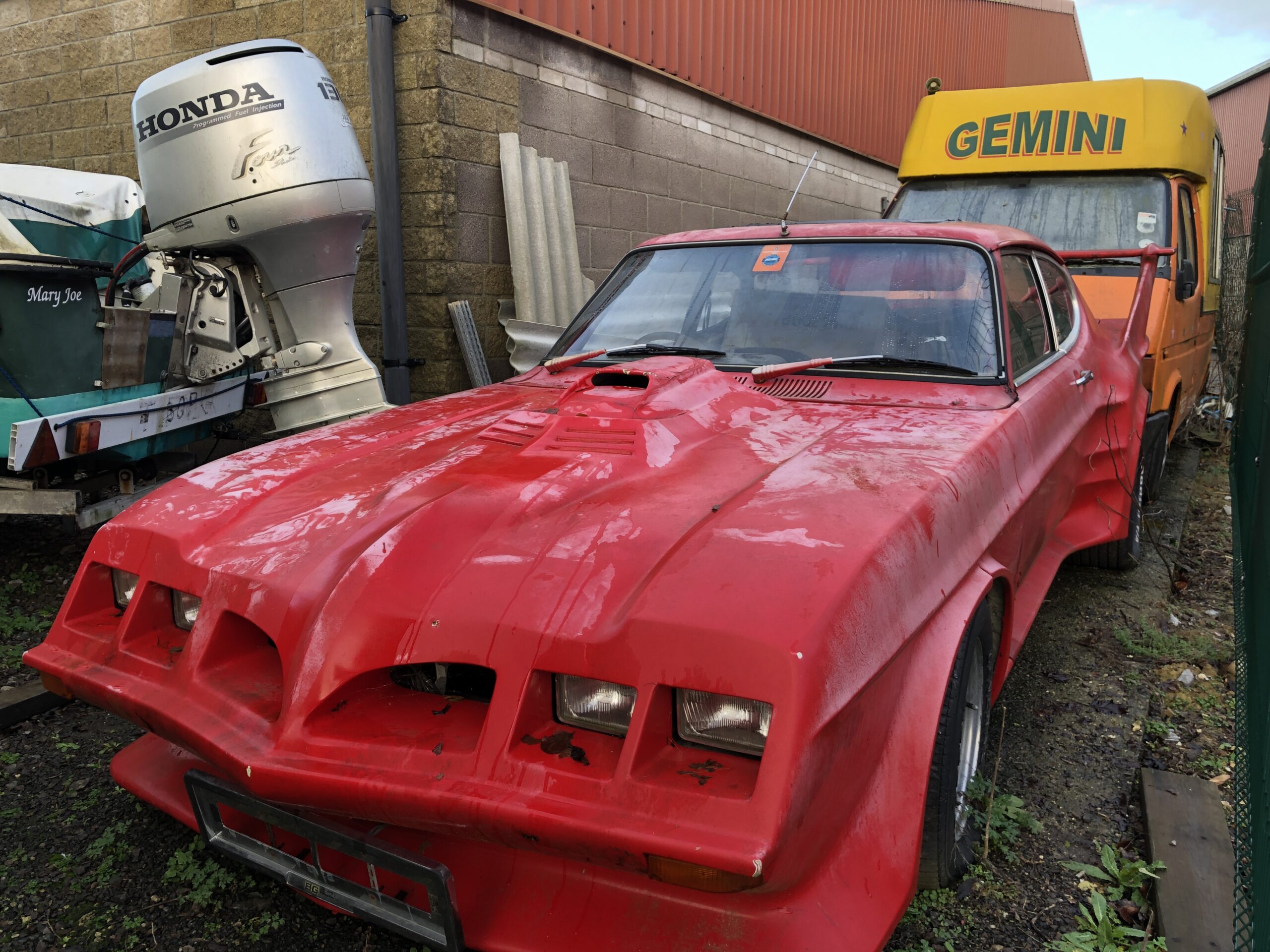 Will this Ford Capri V8 rise like a Firebird from the flames?