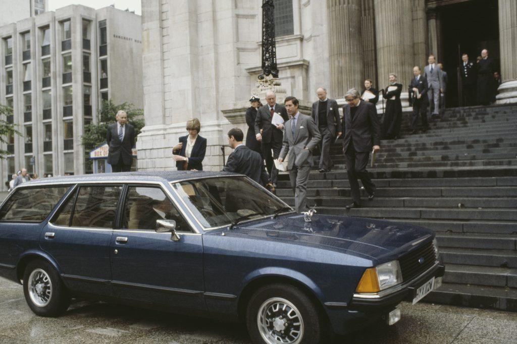 First Royal Wedding Rehearsal Ford Granada estate