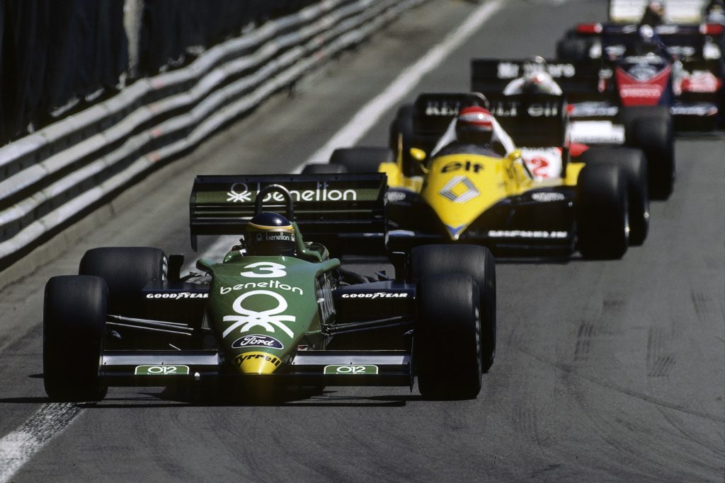 Michele Alboreto Tyrrell Detroit 1983