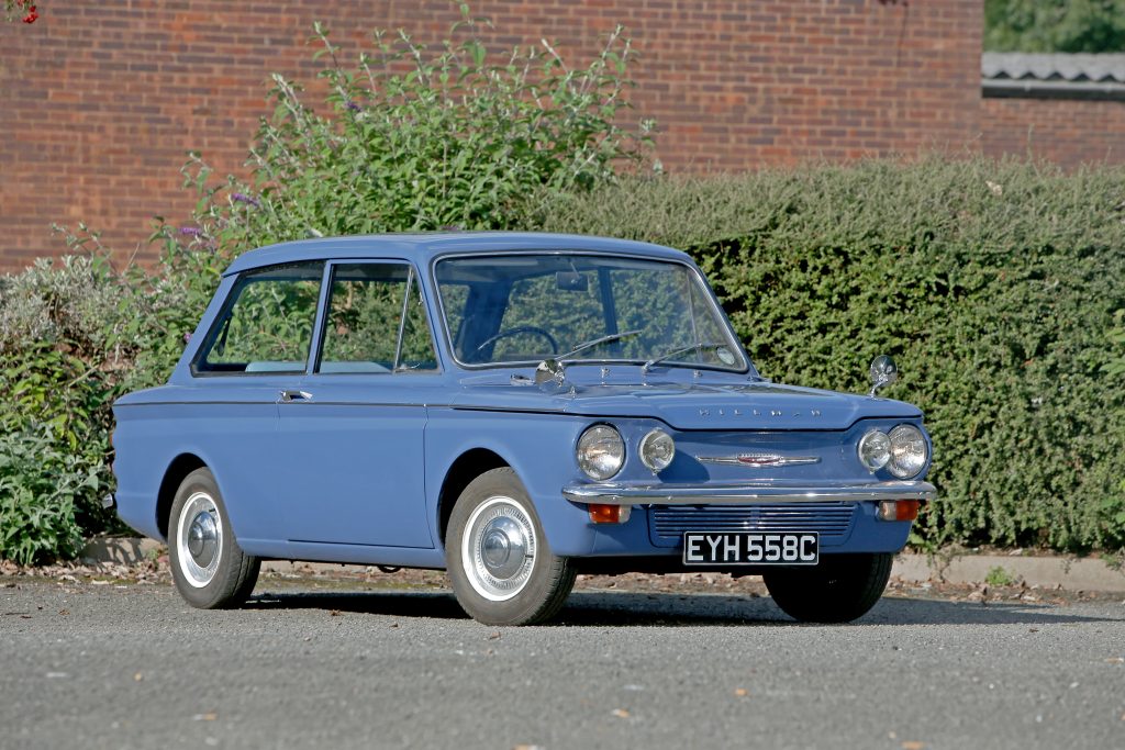 Sally Traffic drove a Hillman Imp