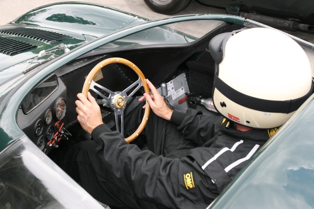 David Lillywhite in the Jaguar XJ13