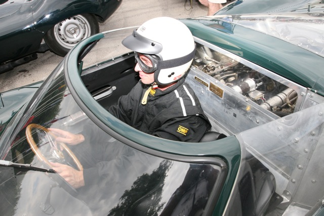 David Lillywhite in the Jaguar XJ13