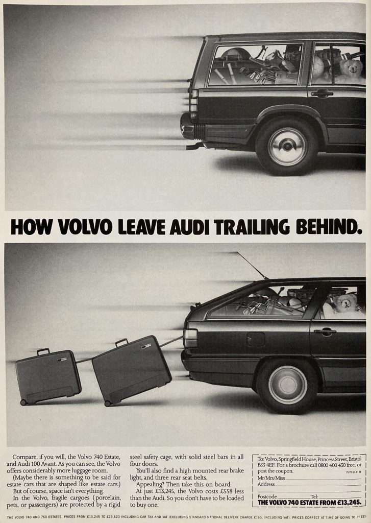 Volvo 740 Estate advert